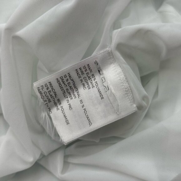 🆕 CHRISTOPHER ESBER 🧿 NWOT Venus Plunge Shirt Maxi Dress, White - Sz AU6 US 2 - Picture 14 of 16